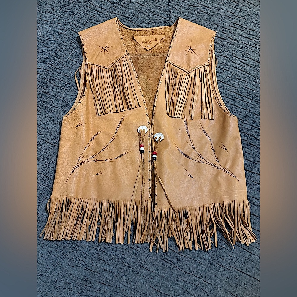 Vintage Deerskin Vest - Huron Nation